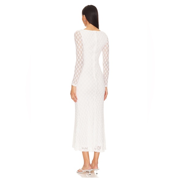 REVOLVE BARDOT Adoni Midi Dress in White - Picture 5 of 16